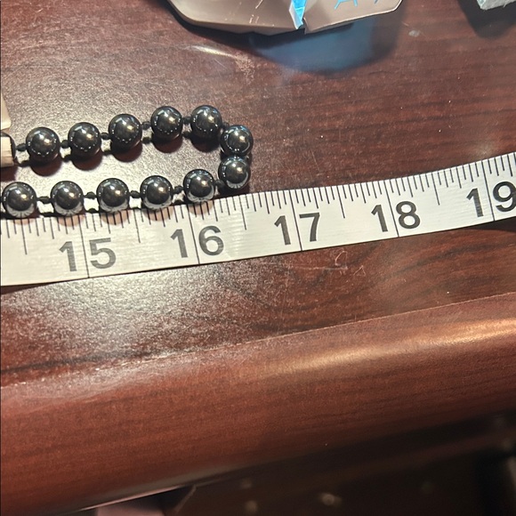 Elegant Silver Beaded Necklace - Picture 3 of 3